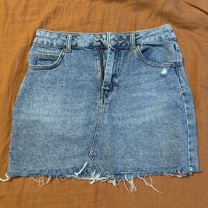 Wild Fable Distressed Denim Skirt - women’s size 8